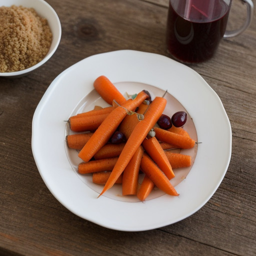 Tangy Carrots With Grapes (1 PT recipe image
