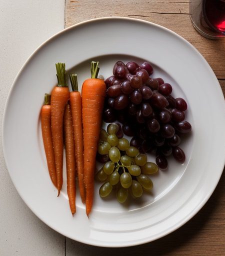 Tangy Carrots With Grapes recipe image