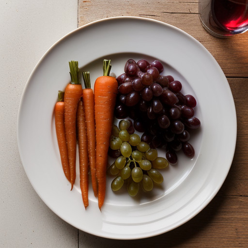 Tangy Carrots With Grapes recipe image