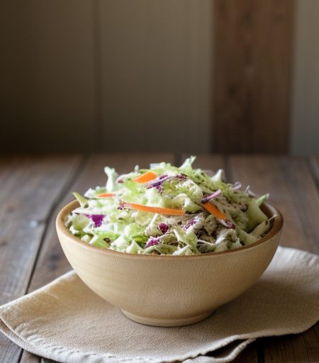 Tangy Coleslaw With Cooked Dressing recipe image