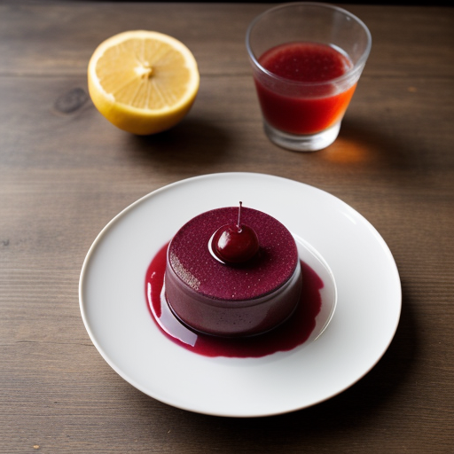 Tangy Damson Mousse(english recipe image