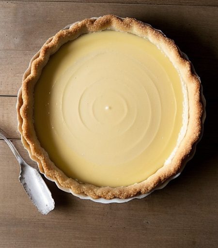 Tangy Lemon Custard Tart recipe image