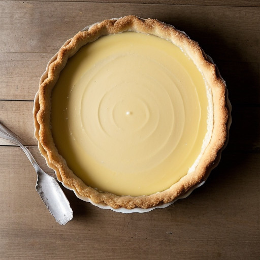 Tangy Lemon Custard Tart recipe image