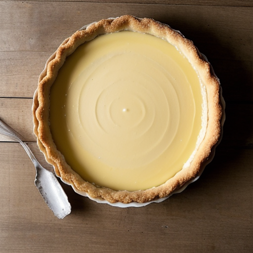 Tangy Lemon Custard Tart recipe image