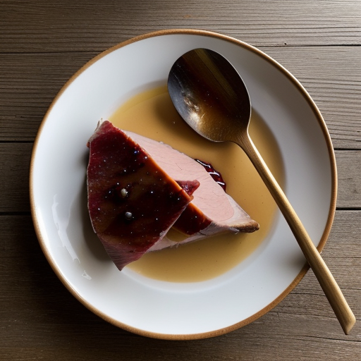 Tangy Maple Glazed Ham recipe image