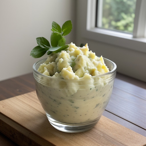 Tangy Mashed Potato Salad recipe image