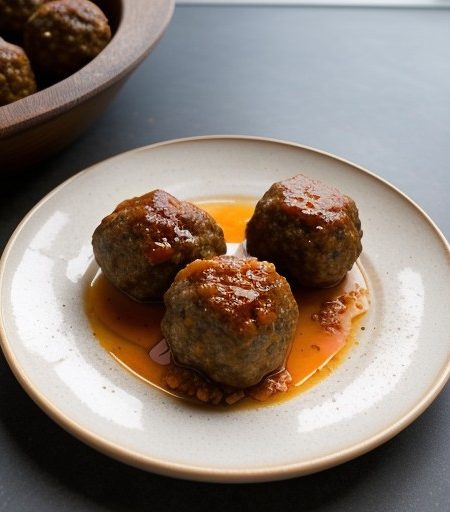 Tangy Meatballs recipe image