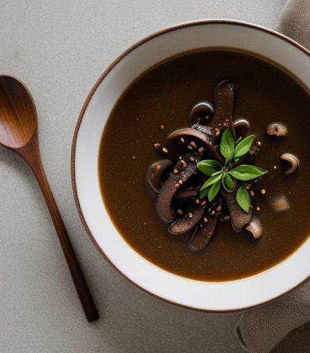 Tangy Mushroom Miso Gravy recipe image