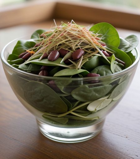 Tangy Spinach Salad recipe image