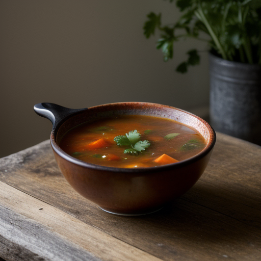 Tangy Vegetable Soup recipe image