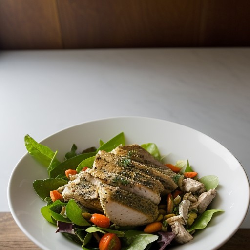 Tangy Warm Chicken Salad recipe image