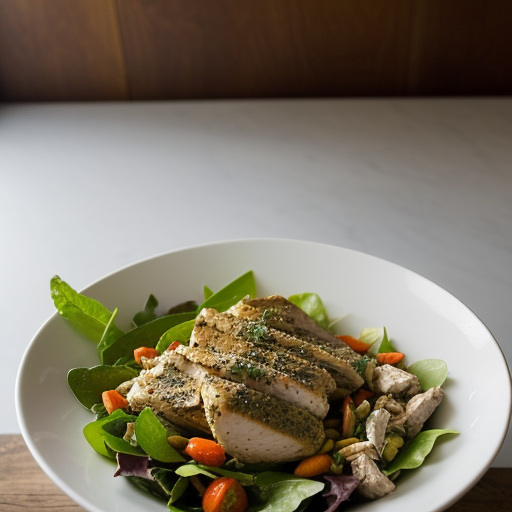 Tangy Warm Chicken Salad recipe image