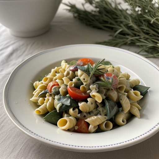 Tarragon Pasta Salad recipe image