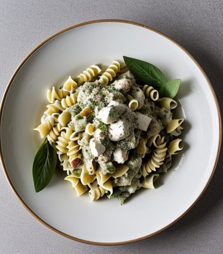 Tarragon Turkey Pasta Salad recipe image