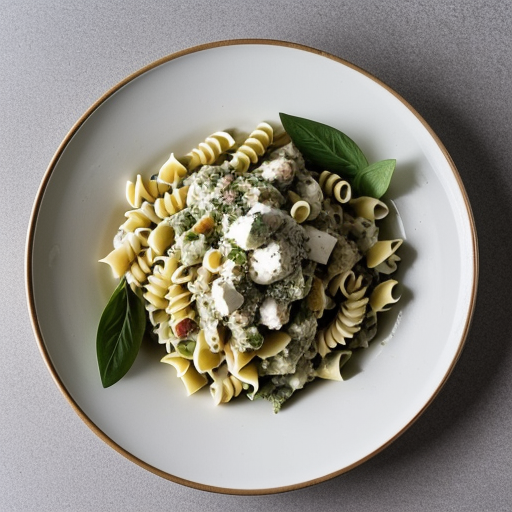 Tarragon Turkey Pasta Salad recipe image