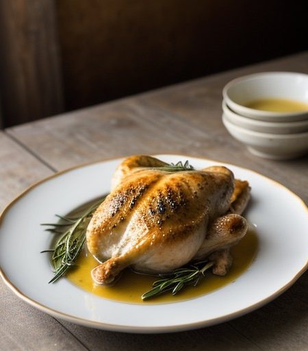 Tarragon-Vanilla Roast Chicken (3 Points recipe image