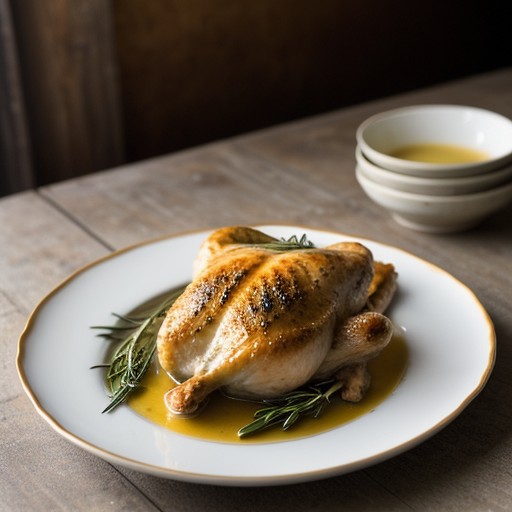Tarragon-Vanilla Roast Chicken (3 Points recipe image