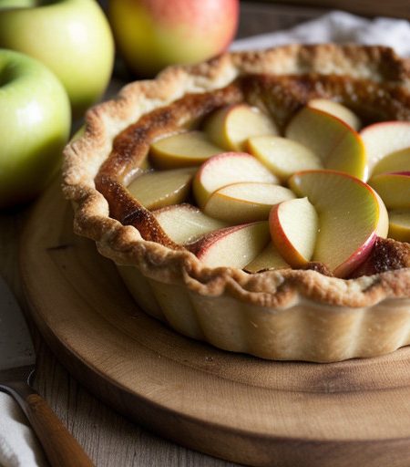 Tart Apples Baked With Orange Juice & Honey recipe image