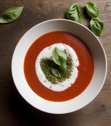 Tart Tomato & Red Onion Soup recipe image