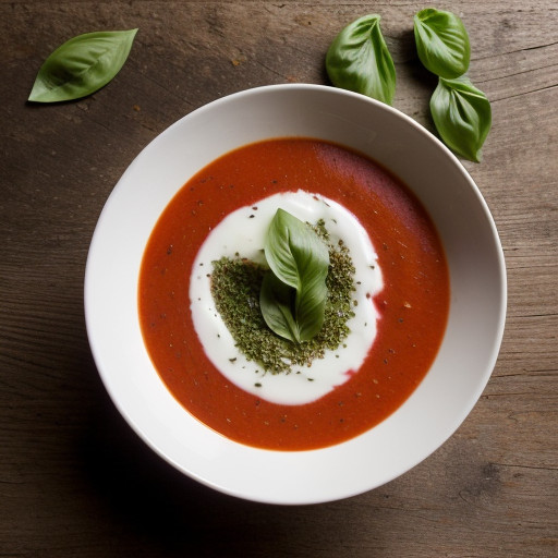 Tart Tomato & Red Onion Soup recipe image
