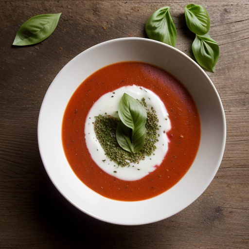Tart Tomato & Red Onion Soup recipe image