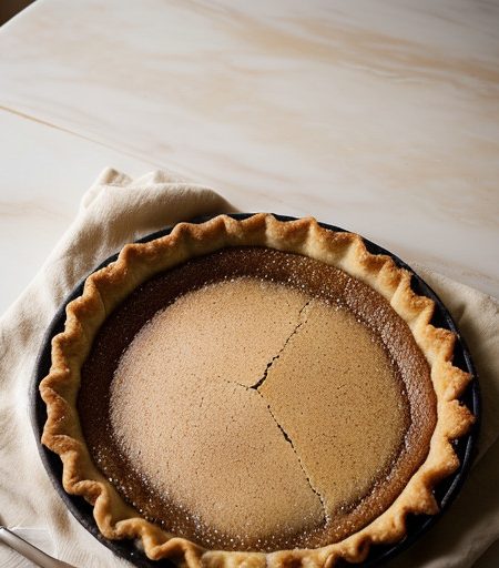Tarte Au Sucre Jaune (Brown Sugar Pie recipe image