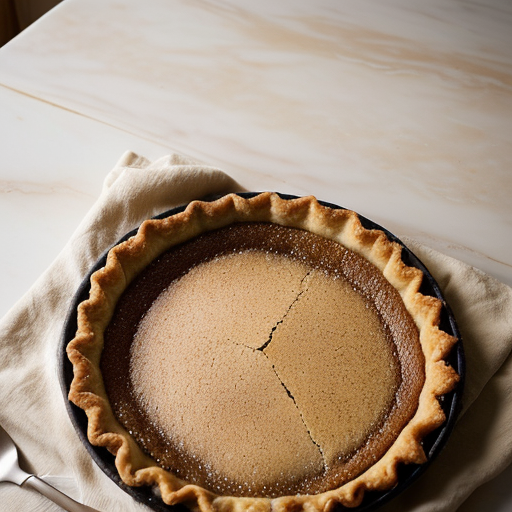 Tarte Au Sucre Jaune (Brown Sugar Pie recipe image