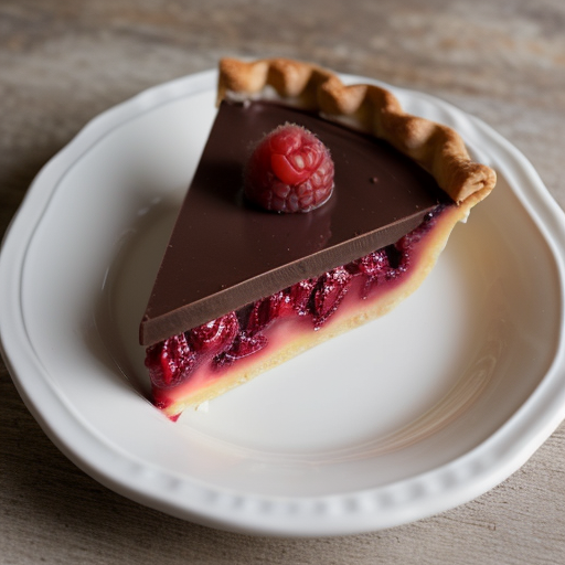 Tarte Aux Framboises Et Ganache Au Chocolat Blanc recipe image