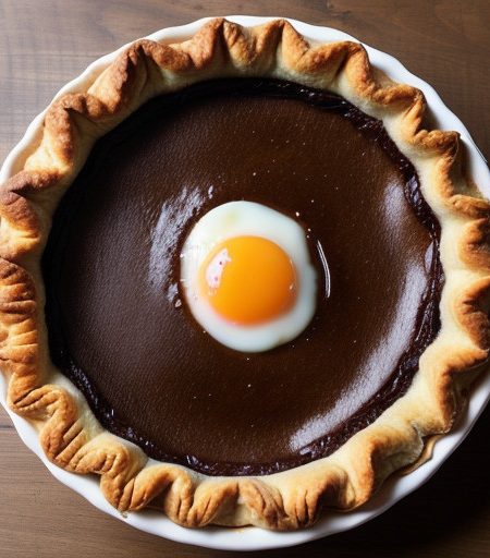 Tarte Aux Pêches Et Au Chocolat recipe image