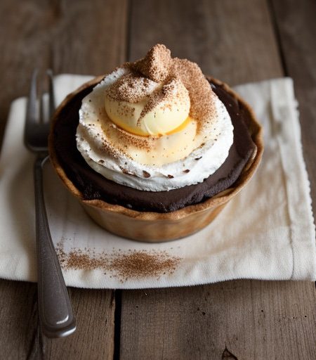 Tarte Aux Poires Chocolat Et Mascarpone recipe image