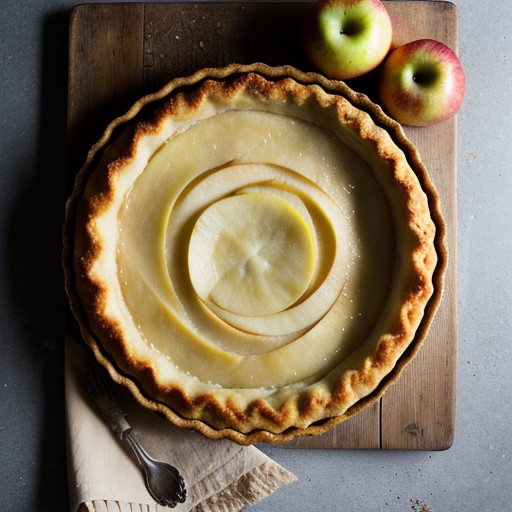 Tarte Aux Pommes (Apple Tart - House Beautiful recipe image