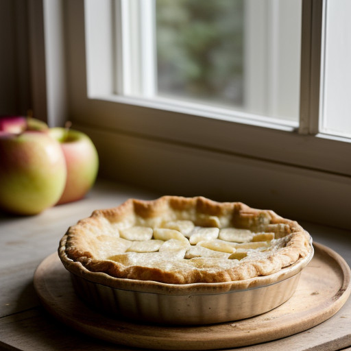 Tarte Aux Pommes Normande recipe image