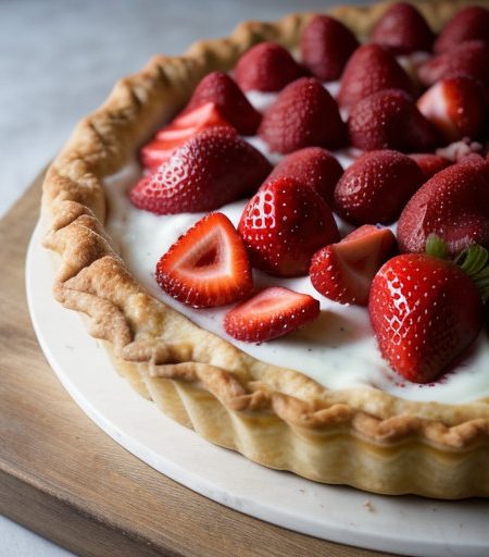 Tartelette Aux Fraises Et Crème Au Citron recipe image
