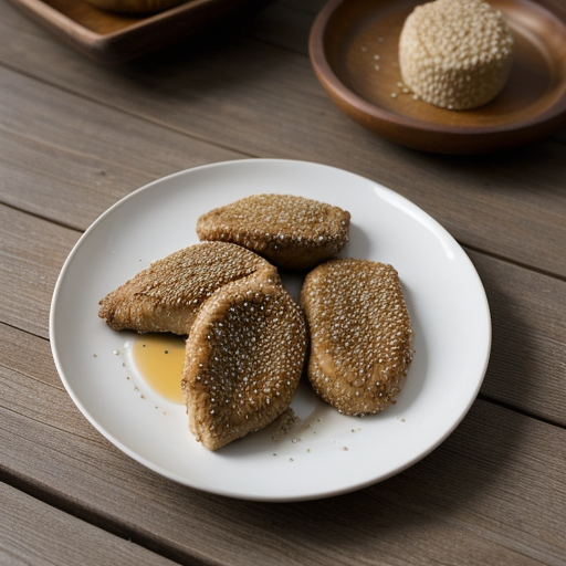 Tasty Breasts Sesame recipe image