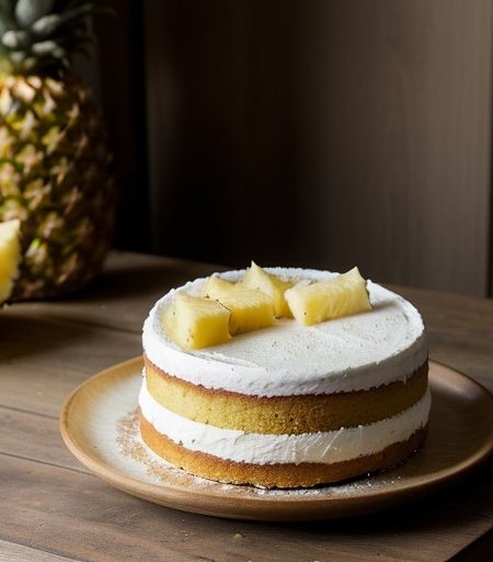 Tasty Pineapple Cake recipe image