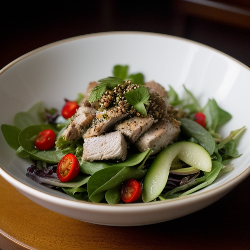 Tea-Smoked Chicken Salad recipe image
