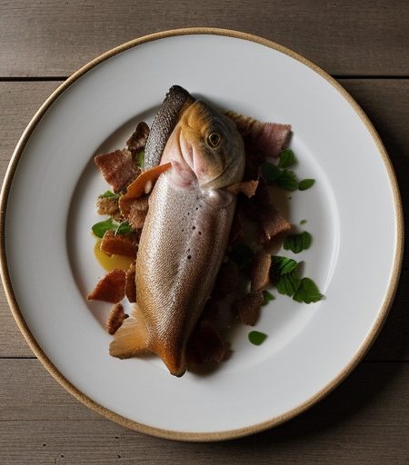 Teifi Trout & Bacon(welsh recipe image