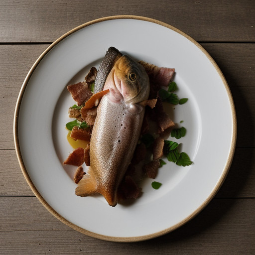 Teifi Trout & Bacon(welsh recipe image