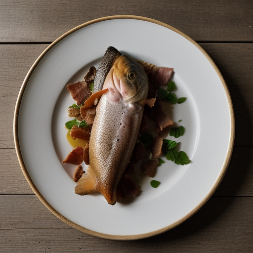 Teifi Trout & Bacon(welsh recipe image