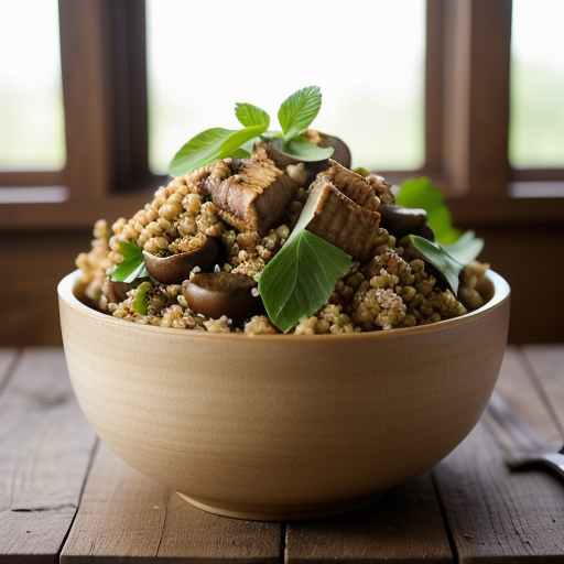 Tempeh & Bulgur Salad recipe image