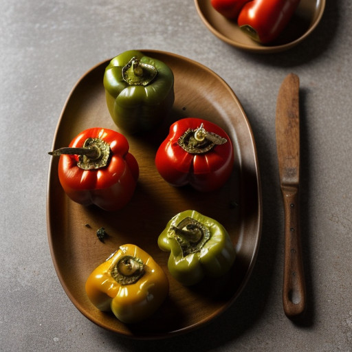 Tempeh Stuffed Peppers recipe image