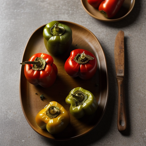 Tempeh Stuffed Peppers recipe image