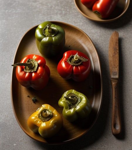 Tempeh Stuffed Peppers recipe image