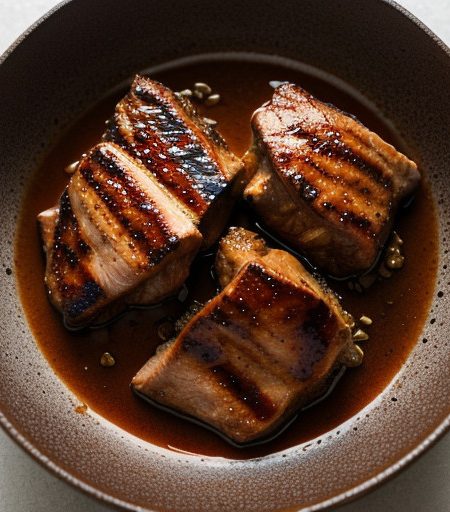 Teriyaki Barbecued Turkey Thighs recipe image