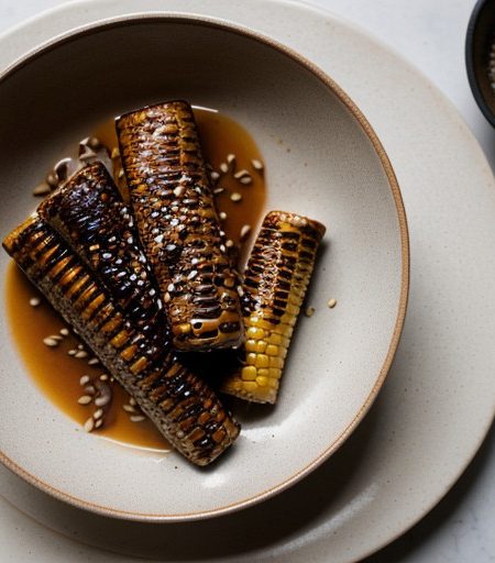 Teriyaki Grilled Corn recipe image