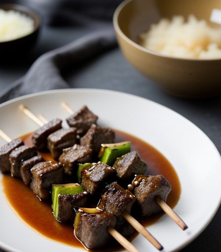 Teriyaki Lamb Kabobs recipe image