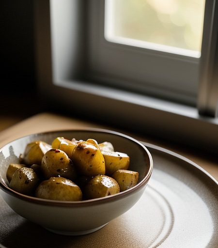 Teriyaki Potatoes (Microwave recipe image