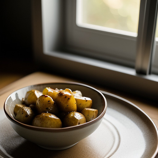 Teriyaki Potatoes (Microwave recipe image