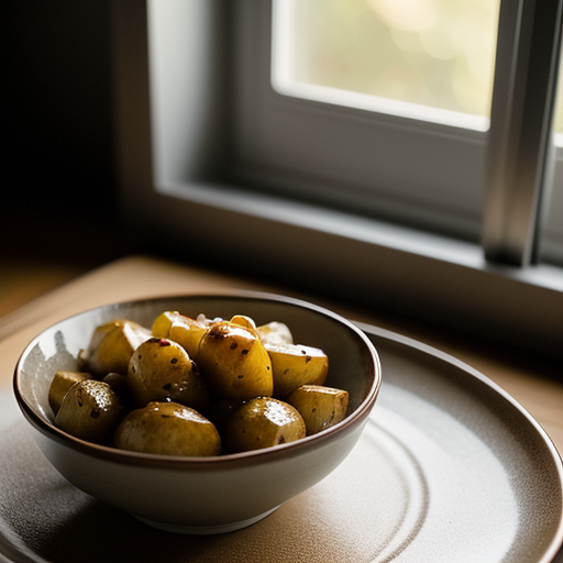 Teriyaki Potatoes (Microwave recipe image