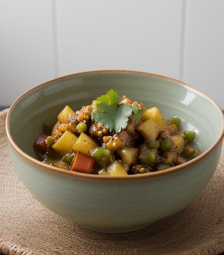 Teriyaki Tempeh & Pineapple Salsa recipe image